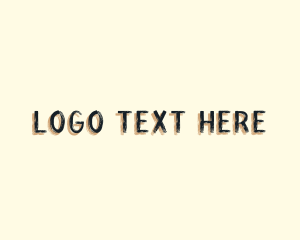 Customize - Rustic Handwritten Brand logo design