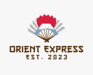 Orient - Japan Hand Fan logo design