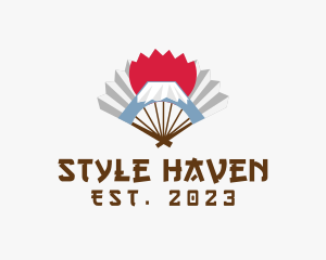 Souvenir Shop - Japan Hand Fan logo design