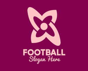 Simple - Simple Pink Flower logo design