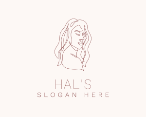 Facial - Beauty Woman Model logo design