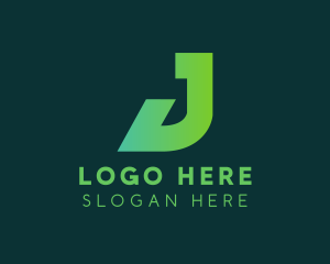 Digital Agency Letter J logo design