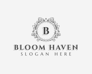 Elegant Floral Boutique logo design