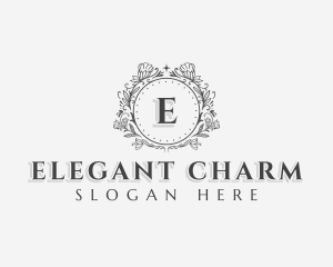 Elegant Floral Boutique logo design