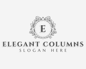 Elegant Floral Boutique logo design