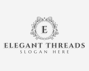 Elegant Floral Boutique logo design