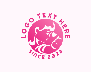 Ngo - Mother Baby Parenting logo design