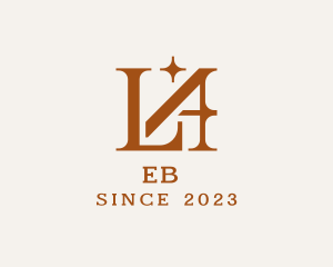 Couture - Jewelrt Letter LA Monogram logo design