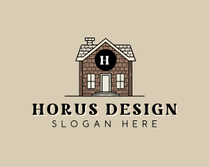 Brick House Real Estate logo design