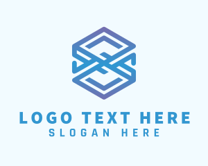 Box - Modern Cube Application logo design