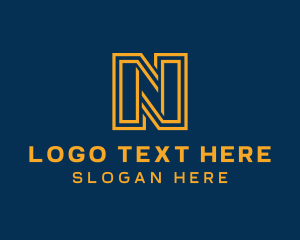 League - Business Generic Firm Letter N logo design