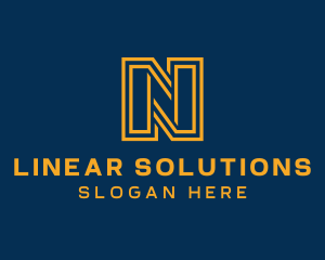 Linear - Business Generic Firm Letter N logo design