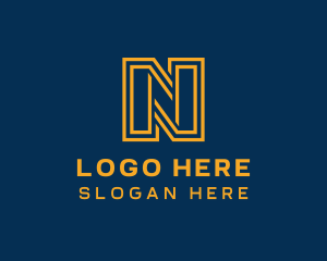 Business Generic Firm Letter N logo design