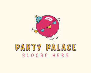 Party Hat Balloon logo design