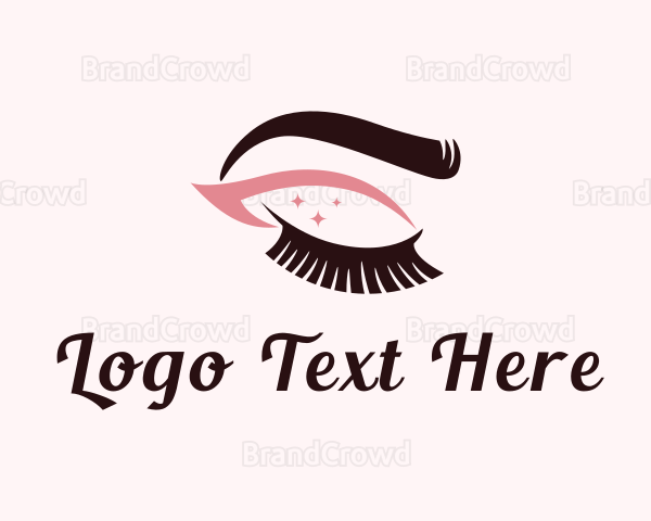 Eyebrow & Lashes Makeup Logo