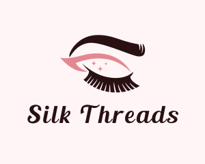 Eyebrow & Lashes Makeup logo design