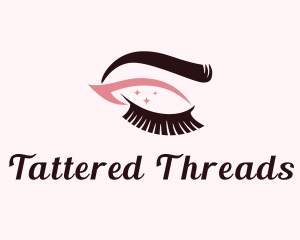 Eyebrow & Lashes Makeup logo design