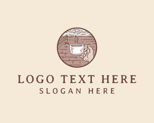 Cappuccino - Relaxing Outdoor Cafe logo design