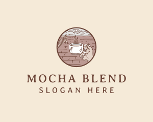 Mocha - Relaxing Outdoor Cafe logo design