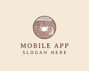 Coffee Farm - Relaxing Outdoor Cafe logo design