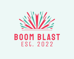 Explosive - New Year Fireworks Festival logo design