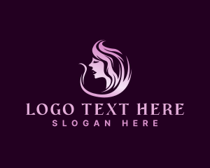 Elegant - Elegant Woman Hair logo design