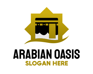 Arabian - Kaaba Mecca Islamic Worship logo design