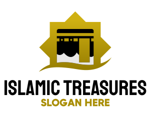 Islam - Kaaba Mecca Islamic Worship logo design