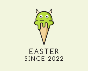Ice Cream - Monster Ice Cream logo design