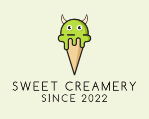 Monster Ice Cream  logo design