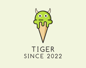 Kids - Monster Ice Cream logo design