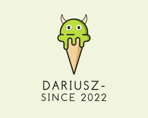 Daycare - Monster Ice Cream logo design