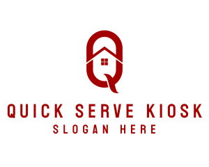 Letter Q Home logo design