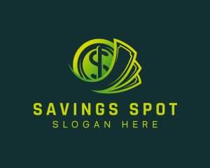 Savings Money Dollar logo design