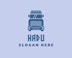 Truck Courier Vehicle logo design