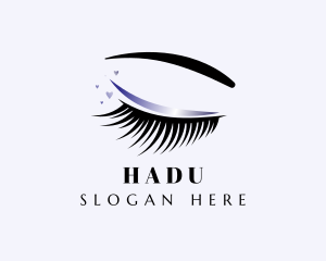 Eyelash Makeup Glam Logo