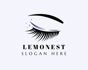 Beautician - Eyelash Makeup Glam logo design