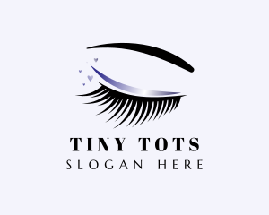 Microblading - Eyelash Makeup Glam logo design