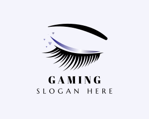 Makeup - Eyelash Makeup Glam logo design