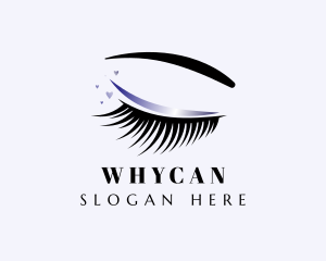 Eyebrow - Eyelash Makeup Glam logo design