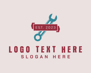 Badge - Builder Wrench Tool logo design