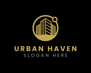 Urban City Buildings logo design