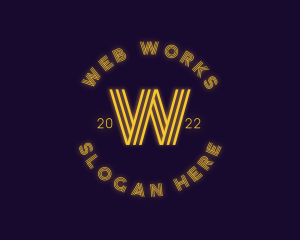 Web - Cyber Web Technology logo design