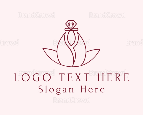 Premium Floral Perfume Logo