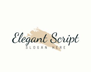 Paint Cursive Script logo design