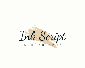 Paint Cursive Script logo design