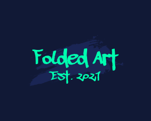 Neon Street Art Graffiti  logo design