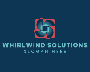 Exhaust Fan Propeller logo design