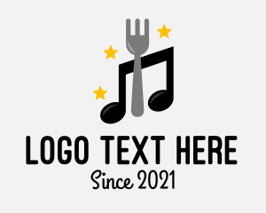 Cutlery - Singing Contest Festival logo design