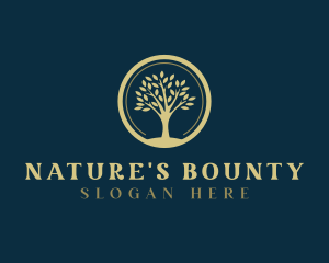 Natural Tree Plant logo design